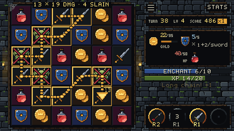 Dungeon Drag gameplay screenshot